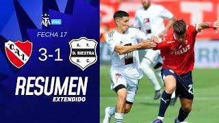 Independiente 3 vs. 1 Deportivo Riestra | #TorneoBetano | Resumen Extendido | Fecha 17