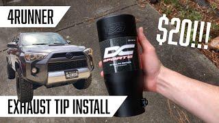 DC SPORTS BLACK EXHAUST TIP INSTALL - 5TH GEN 4RUNNER