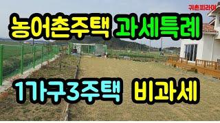 농어촌주택 과세특례를 적용한 1가구3주택 양도소득세 비과세 활용법 [귀촌피라미]