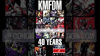 KMFDM 40 ANNIVERSARY TOUR 2024 DETROIT MICHIGAN 10/17  MDMFK DRUG ANARCHY NIHIL ww3 Nine inch nails