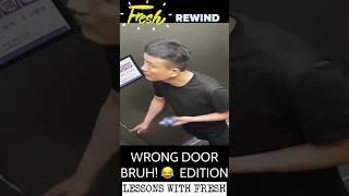 COMMON SENSE IS DEAD!️ (WRONG DOOR BRUH!  Edition)FRESH REWIND #fail #comedy #funny