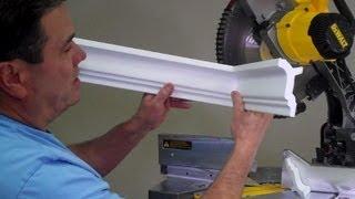 How to cut an inside crown molding corner by Creative Crown