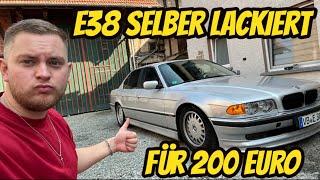 7er selber Zuhause Lackiert (Gutes Ergebnis)?  Teil 2 | BMW E38 7er 728i Projekt