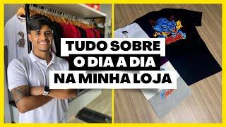 MEU DIA A DIA NA MINHA LOJA DE ROUPAS!  #lojaonline