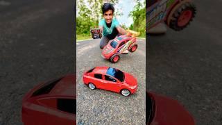 Tiny Rc Tesla x90D Vs Giant Rc Racing Car Unboxing Comparison 