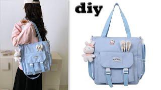 Sweet Hare Tote Bag DIY From Cloth Sewing at home Korean Design Idea