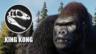 King Kong & Australopithecus vs Velociraptor & Indominus Rex - JWE 2 Mods (4K 60FPS)