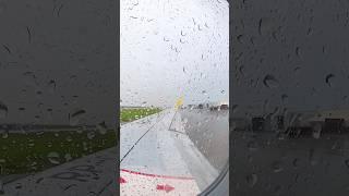 Rainy flight- Manila to Davao #manila #davaocity #rcbtrips #rainyday