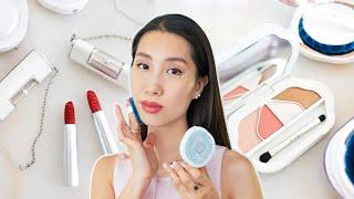 artistic soft pearl-inspired look ft. Florasis makeup | Chris Han