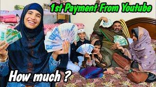 My First Payment From Youtube || Happy Punjabi Family