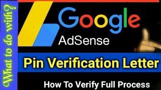 How to add address verification PIN code on AdSense Account?