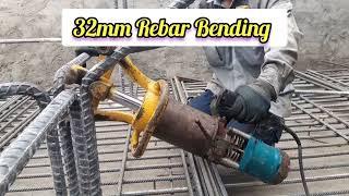 32mm Rebar bending process