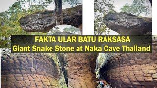 Terungkap Ular Batu Raksasa Giant Snake Stone di Naka Cave Thailand