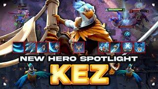 Kez New Hero + Combos | Crownfall