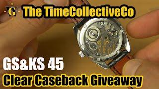 Grand & King Seiko 45 Clear caseback GIVEAWAY!!