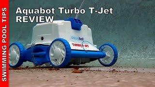 Aquabot Turbo T-Jet Robotic Pool Cleaner with Power Washing Jets