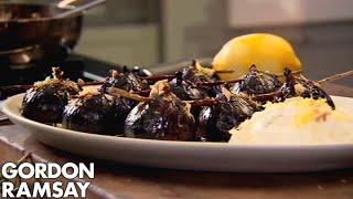 Caramelised Figs with Balsamic Vinegar, Rosemary and Ricotta | Gordon Ramsay