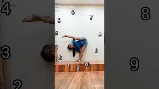 CLOCK YOGA CHALLENGE BY INDIAN GIRL||#yoga #shorts #flexibility #trending