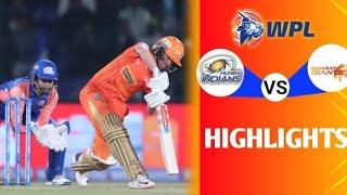 Mumbai Indians VS Gujarat Giants Highlights 2024 | WPL Highlights 16 match | MI-W vs GG-W Highlights