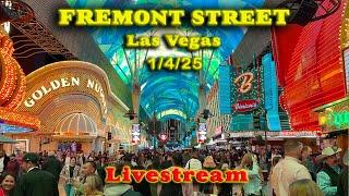 2025 LAST VEGAS LIVE Saturday Night on FREMONT STREET || LIVESTREAM