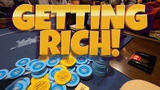 Getting Rich: On The Path To $90,000: Day 2 MSPT Main Event!