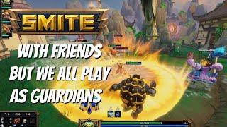 Smite with Friends, but We All Play as Guardians in Joust