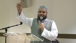 Mr. Hafiz Ikhlas Ansari addressing in chicago