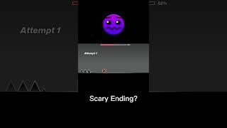 Geometry Dash : Scary Ending?  #geometrydash #gd #shorts #gdlevels