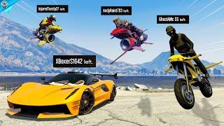 Making 4 Griefers RAGE QUIT in GTA Online!
