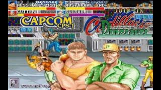 Cadillacs & Dinosaurs Arcade Hardest Mess and Mustapha no death Playthrough