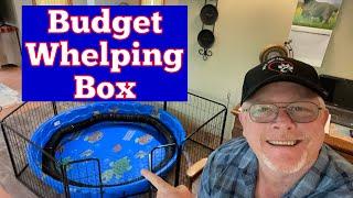 Whelping Box On A Budget! How To Make A Dog Whelping Box -DIY