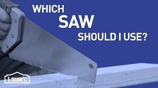 So Many Saws...Which Should I Use? | DIY Basics