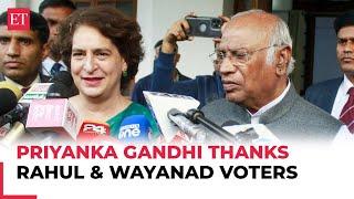 'Testament to my brother’s work…': Priyanka Gandhi thanks Rahul & Wayanad voters after landslide win