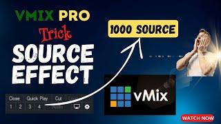 vMix Source effect | How to increase number source in  vMix | vMix Hindi tutorial