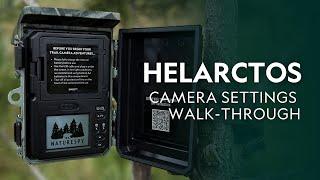 Helarctos Camera Settings Walk-through | NatureSpy