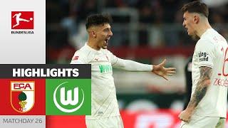 Augsburg Wins 6-Point-Match! | FC Augsburg - VfL Wolfsburg 1-0 | Highlights | Matchday 26 – BL 24/25