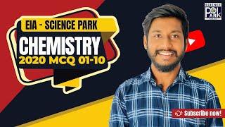 GCE Advanced Level 2020 Chemistry MCQ 01 - 10 Explanation