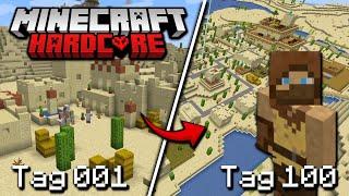 Kann ich 100 TAGE nur in der WÜSTE überleben? - Minecraft Hardcore