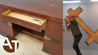 Rare DESK restoration with AMAZING result