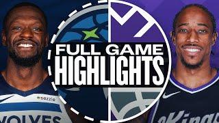 TIMBERWOLVES at KINGS | FULL GAME HIGHLIGHTS | October 24, 2024