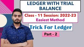 Ledger Posting | Ledger Balancing | Trial Balance | Ledger Complete Numerical Question | JOLLY