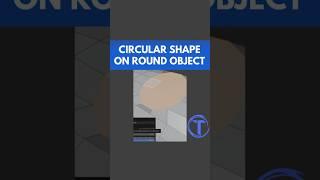 How to make circular shape on round object in blender #blender3d #blendertips #blendertutorial