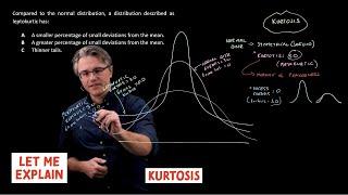 Kurtosis (for the @CFA Level 1 exam)