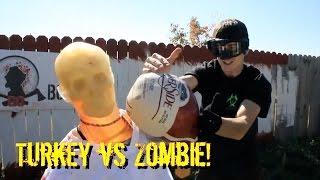 4 Crazy Thanksgiving Tools to Kill a Zombie! Zombie Go Boom