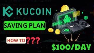 KuCoin Crypto Savings Plan Tutorial 2025