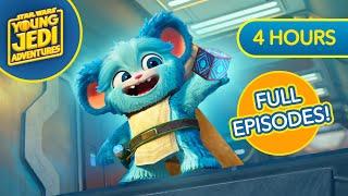 Star Wars: Young Jedi Adventures Full Episodes | 4 Hour | @StarWarsKids x @disneyjr