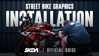 How to Install Street Bike Graphics | SKDA Moto Creative