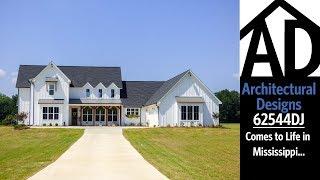 Architectural Designs Farmhouse Plan 62544DJ comes to life in Mississippi