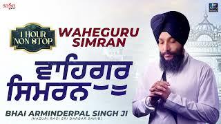 Waheguru Simran | 1 Hour Nonstop | Bhai Arminderpal Singh Ji | Relaxing Shabad Kirtan Gurbani