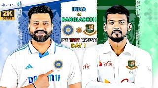 IND vs BAN | Test Match Live | Day 1 | Cricket 24 | maXKeyYT